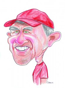 Sandy Compton. Illustration by Daniel Cape.