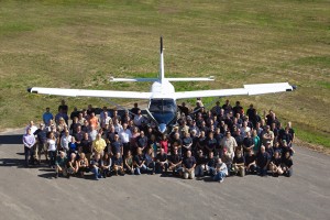 Idaho PTECH is preparing students to transition directly into employment for companies like Quest Aircraft, pictured above with their 100th plane. Photo courtesy of Quest Aircraft.