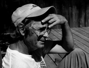 Ted Bowers on a job site. Photo by Ben Olson.