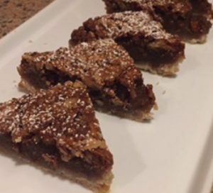 Marcia Pilgeram's pecan bars.