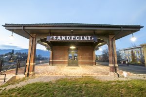 Sandpoint’s Amtrak Train Depot. Photo by Cameron Barnes.