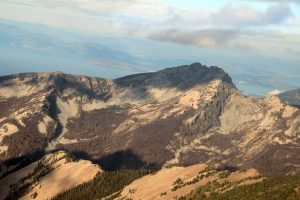 The north side of Scotchman Peak, as seen from the air. Photo by Ben Olson.