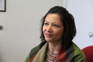 Pingala Dhital, a Bhutanese refugee who was resettled in Spokane through World Relief. Photo by Ben Olson.