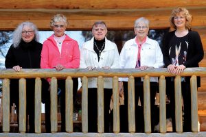 2017 Women of Wisdom (left to right): Georgia Simmons, Myra Lewis, Donna Hutter, Janel Holm and Patti Clemons. Courtesy photo.